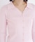 襟付Vネックリブニット