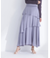 アシンメトリーティアードスカート