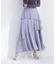 アシンメトリーティアードスカート