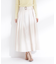 ベルテッドタックフレアスカート