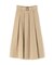 ベルテッドタックフレアスカート