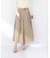 ベルテッドタックフレアスカート