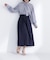 ベルテッドタックフレアスカート