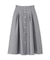 フロントボタンフレアスカート