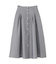 フロントボタンフレアスカート