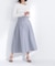フロントボタンフレアスカート