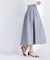フロントボタンフレアスカート