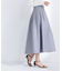 フロントボタンフレアスカート