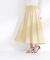 フロントボタンフレアスカート