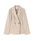 リネンライク SETUP ダブルボタンジャケット