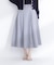メタルバックルフレアスカート