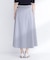 メタルバックルフレアスカート