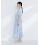 ぼかしフラワープリントワンピース