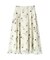 フラワープリントフレアスカート