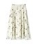 フラワープリントフレアスカート