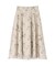 フラワープリントフレアスカート