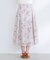 フラワープリントフレアスカート