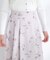 フラワープリントフレアスカート