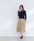 サイドプリーツスカート