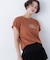 〈N.〉ロゴプリントTシャツ