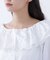 〈N.〉 エンブロイダリーフリルブラウス