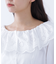 〈N.〉 エンブロイダリーフリルブラウス