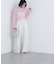 〈N.〉シンチバックワイドパンツ