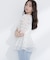 シアーペプラムブラウス半袖