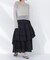 アシンメトリーティアードスカート