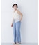 〈N.〉ハイライズストレートデニムパンツ