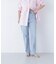 〈N.〉ハイライズストレートデニムパンツ