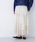 〈N.〉コットンレースボリュームスカート