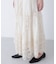 〈N.〉コットンレースボリュームスカート