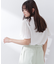 楊柳フレアスリーブブラウス