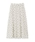 メッシュドットフレアスカート