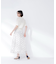 メッシュドットフレアスカート
