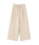 ナローリボンタックワイドパンツ
