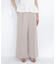 ナローリボンタックワイドパンツ