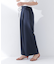 ナローリボンタックワイドパンツ