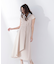 ダブルカラー開襟ワンピース