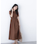 〈N.〉ローンタックショルダーワンピース