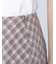 〈N.〉チェックナロースカート