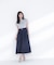 フレンチスリーブドッキングワンピース