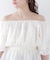 ボリュームギャザーペプラムブラウス