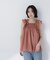 フリルスリーブチュニック