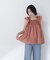 フリルスリーブチュニック