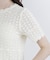 〈N.〉レースドッキング透かし編みカーディガン