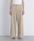 コットンブレンドワイドパンツ