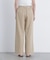 コットンブレンドワイドパンツ