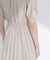 フロントボタンプリーツワンピース